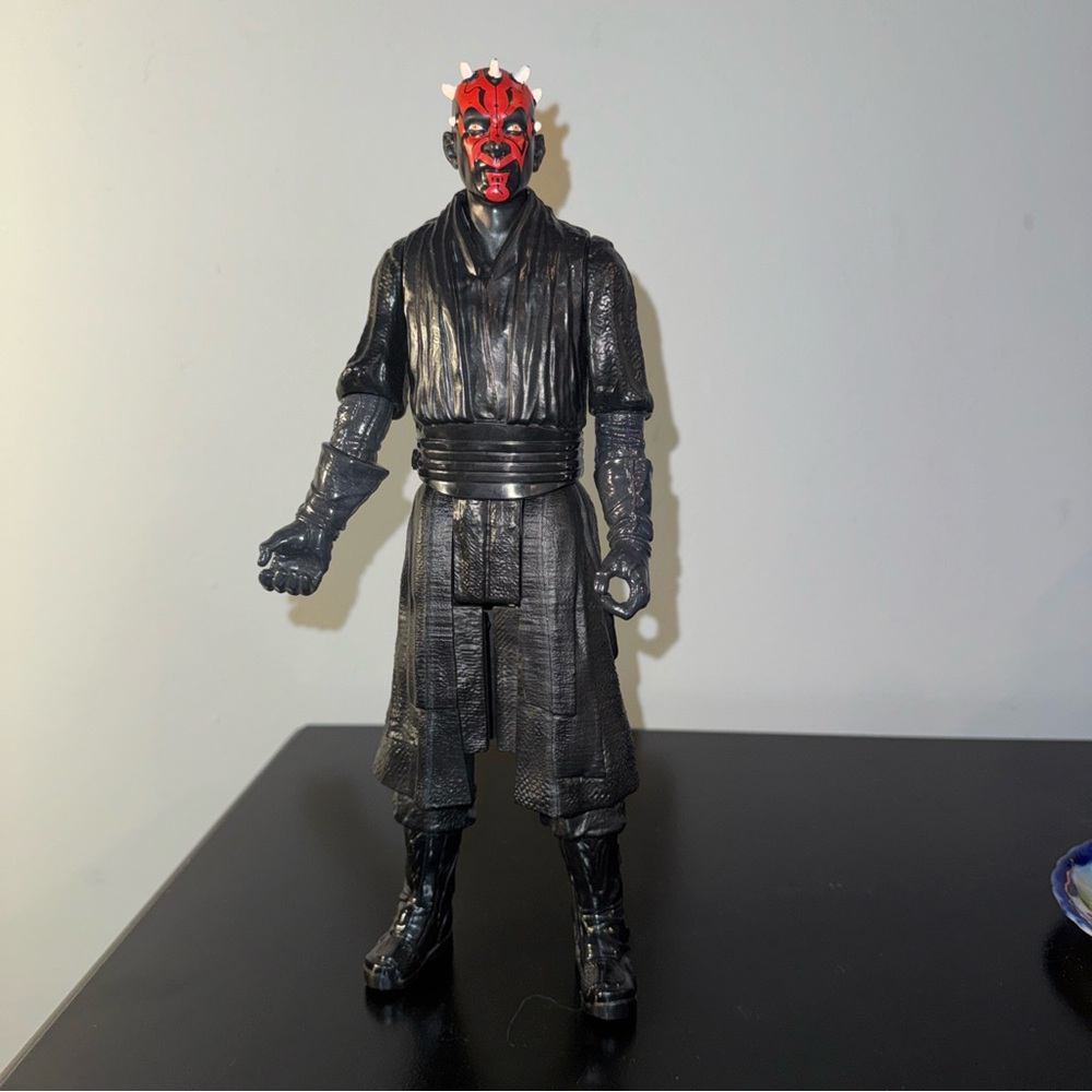 Black & Red Horned Action Figure Collectible